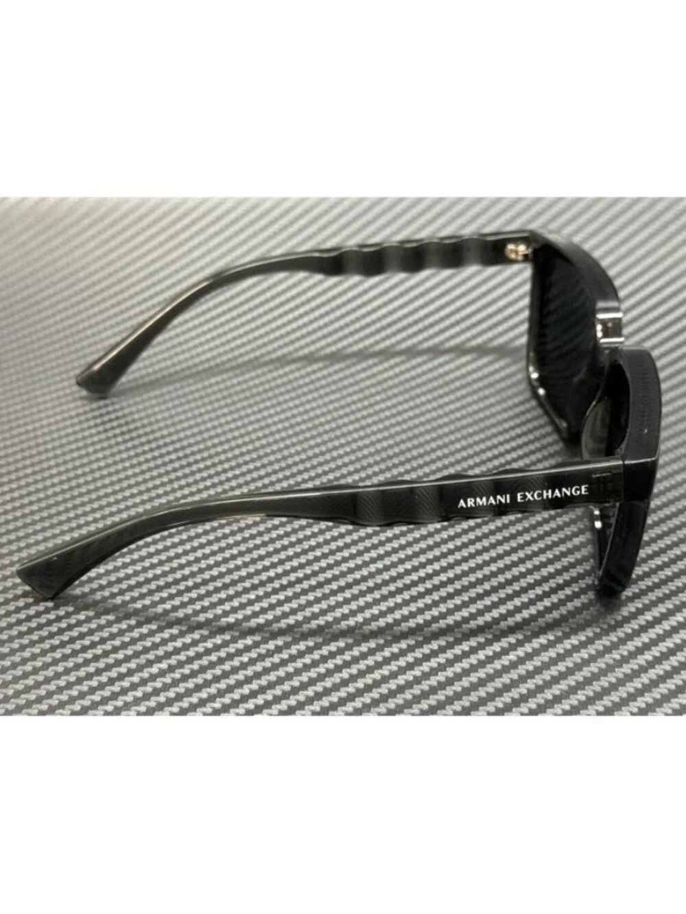 New Armani Exchange Men Transparent Grey Sunglasses 56-17-145